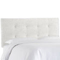 White California King Tufted Upholstered Panel Headboard G1806
