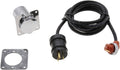 Heavy Duty Weatherproof Silicone Cordset and Receptacle 6-Feet 120 Volts Z362560