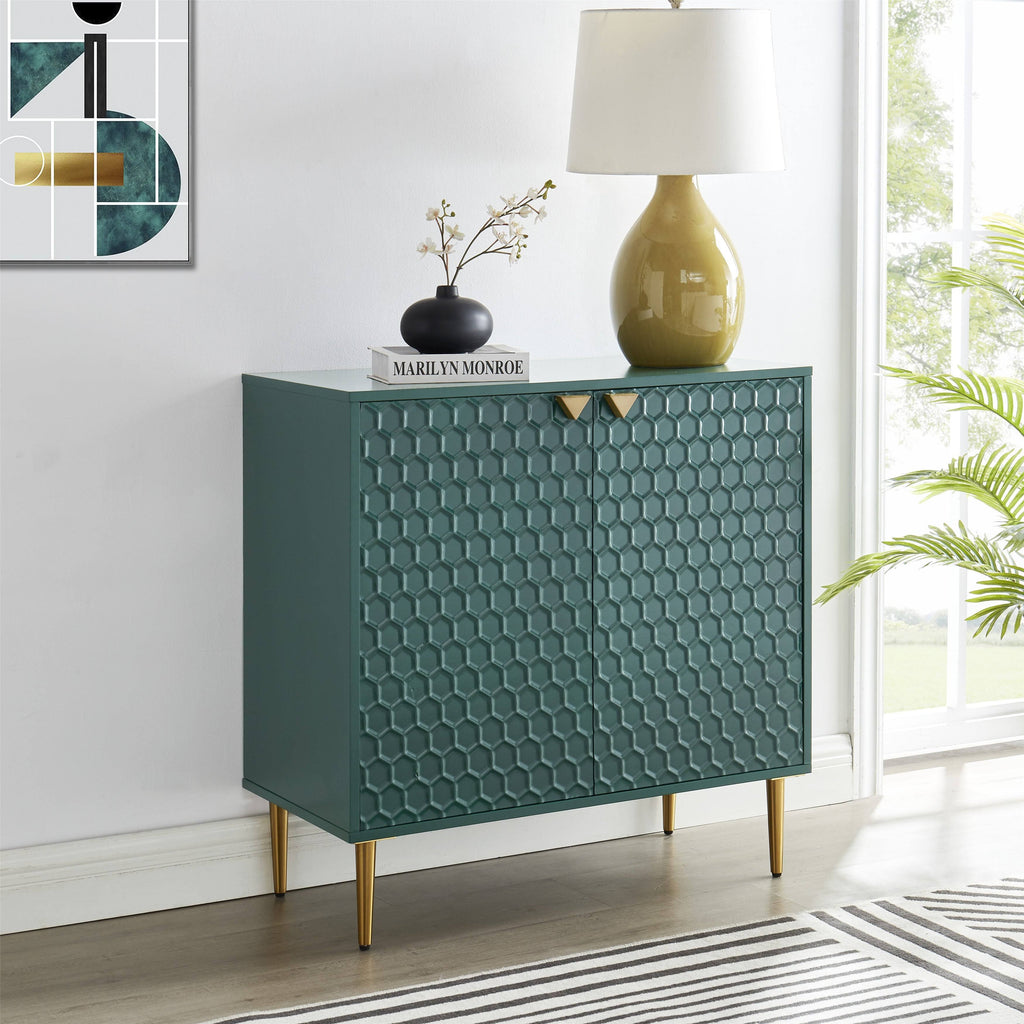 Green 2-Door Accent Cabinet G554