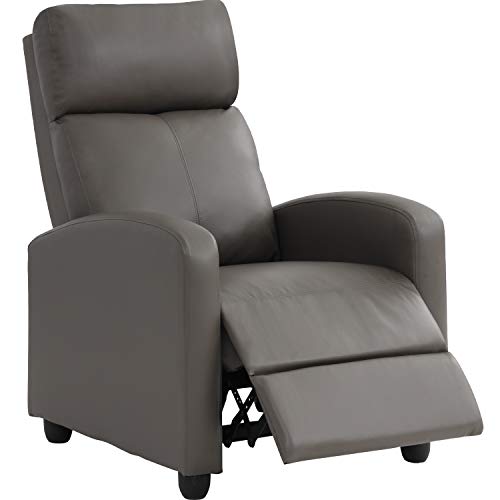 Black Recliner Chair with 2 Point Massage and Lumbar Support K5698