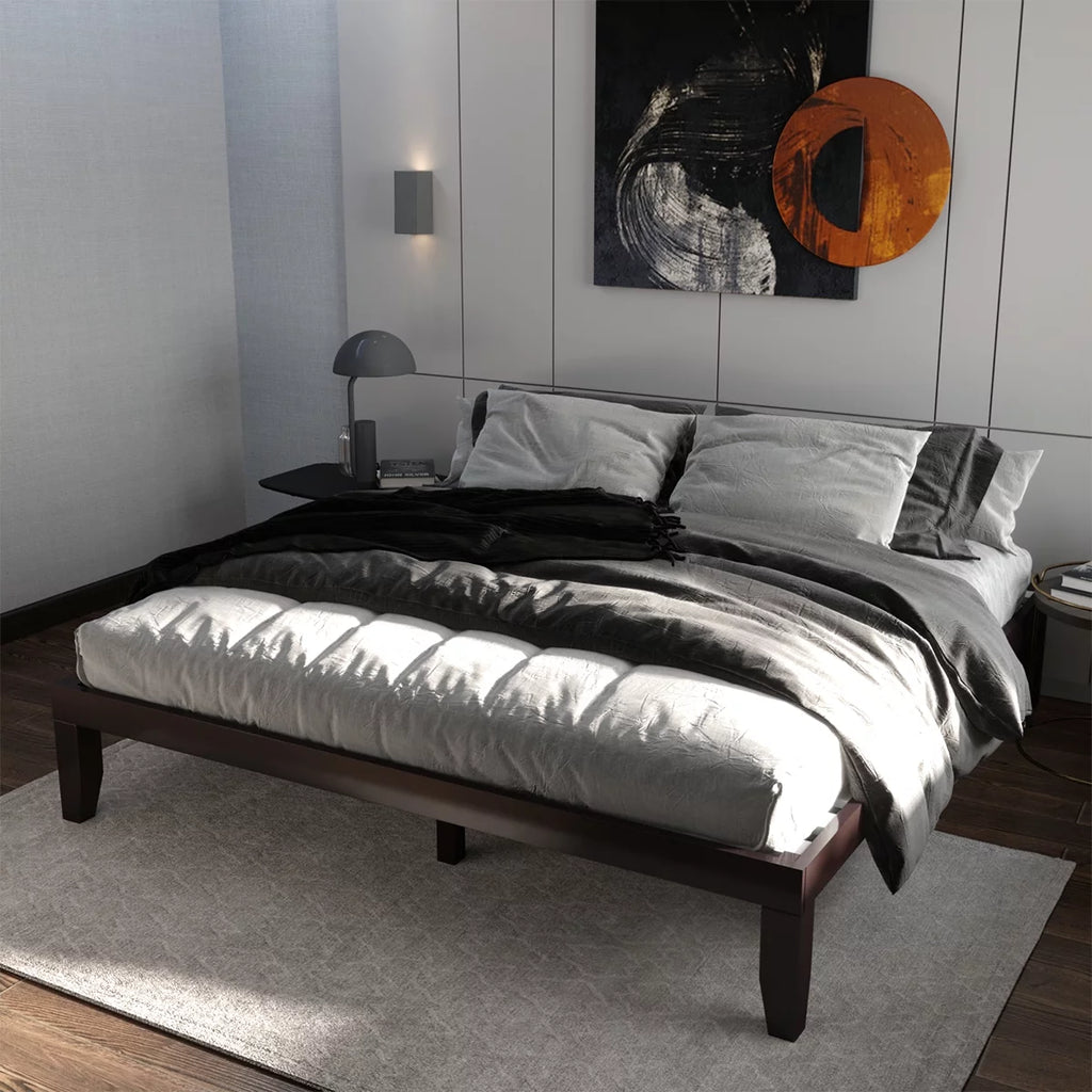 King Size 14'' Wooden Bed Frame H876