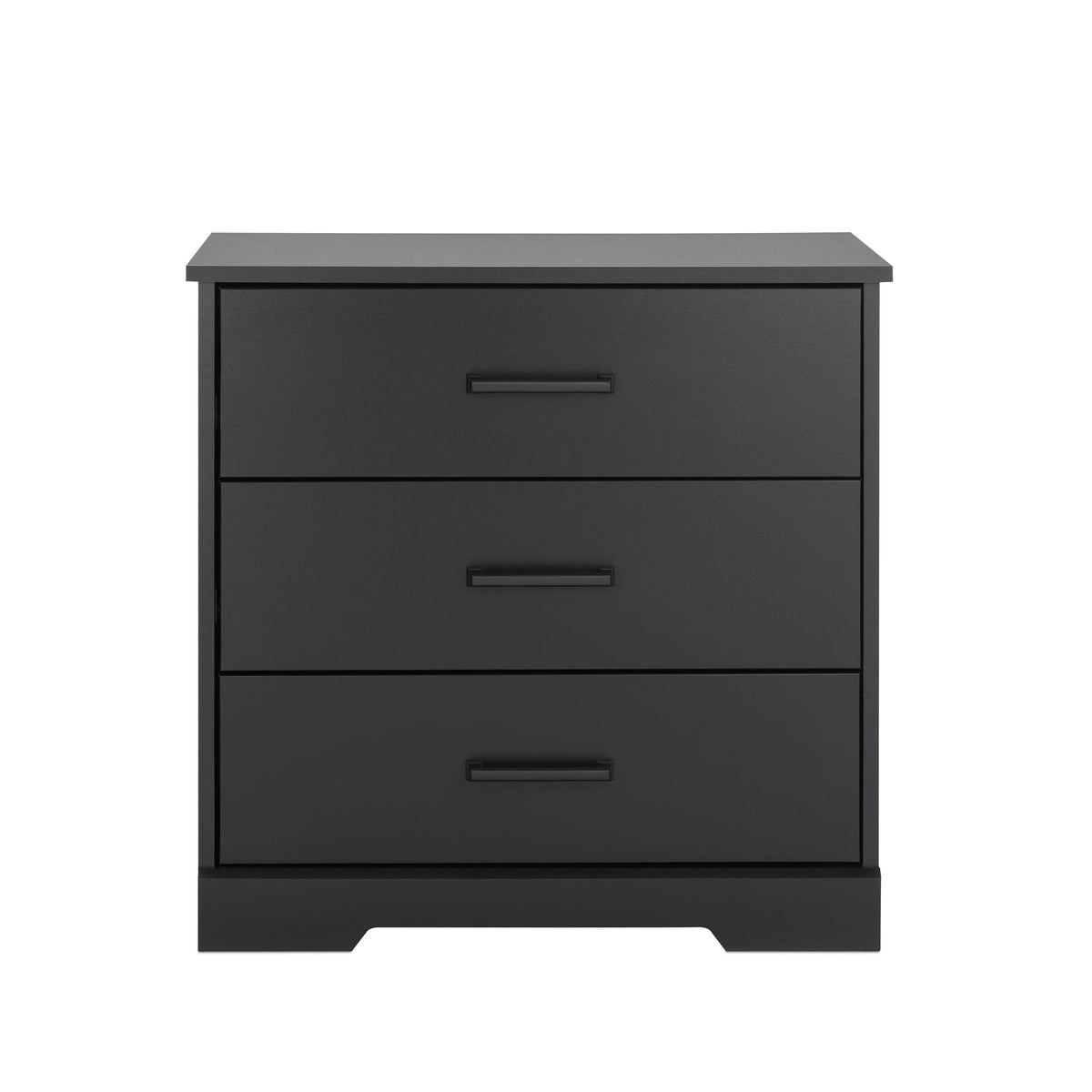 Black 3 Drawer Nightstand Bedside Table S9845