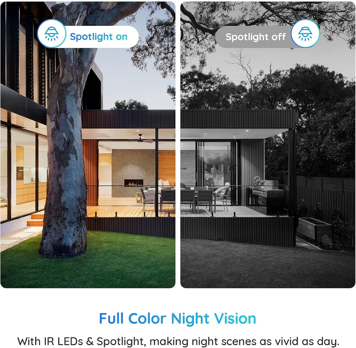 4K IP PoE Security Camera with 5X Optical Zoom and Color Night Vision B180