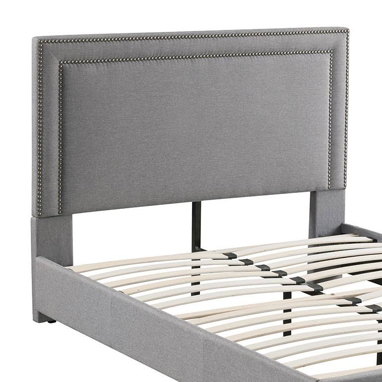 Grey Linen King Size Headboard V40922