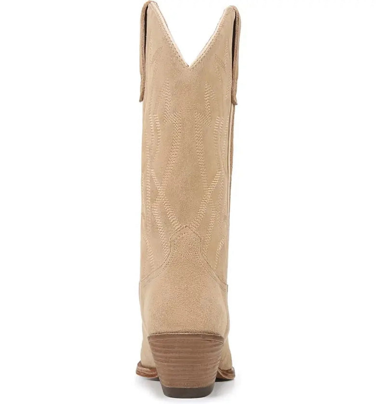 Sand Suede Pointed Toe Western Boots P537750