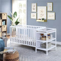 White Crib & Changer Combo Q1814