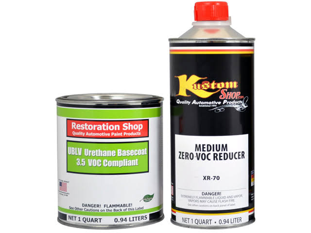 Red Pearl Quart Kit Low VOC Urethane Basecoat Car Auto Paint Kit W5027