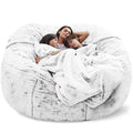 5FT Ultra Soft Bean Bag Chair Cover Light Grey T3212