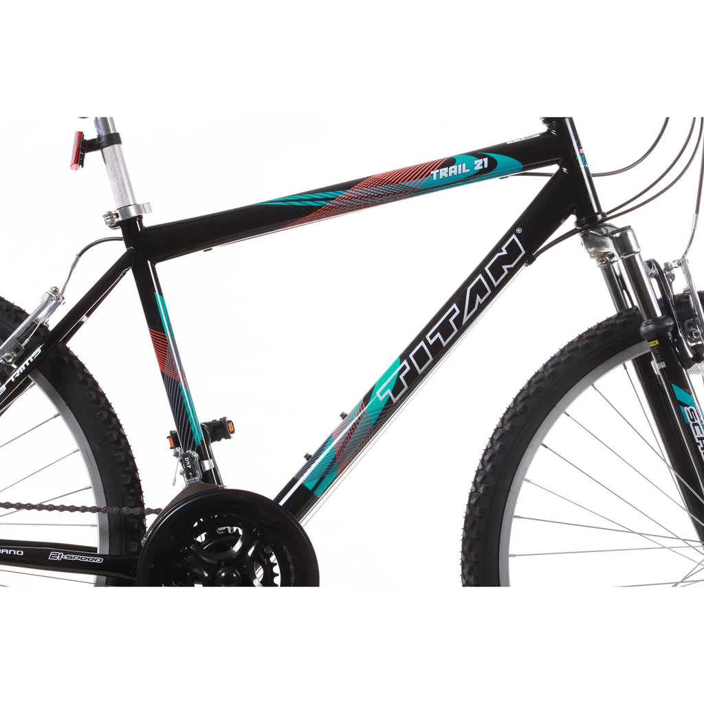 Black 21-Speed Suspension Mountain Bike H835