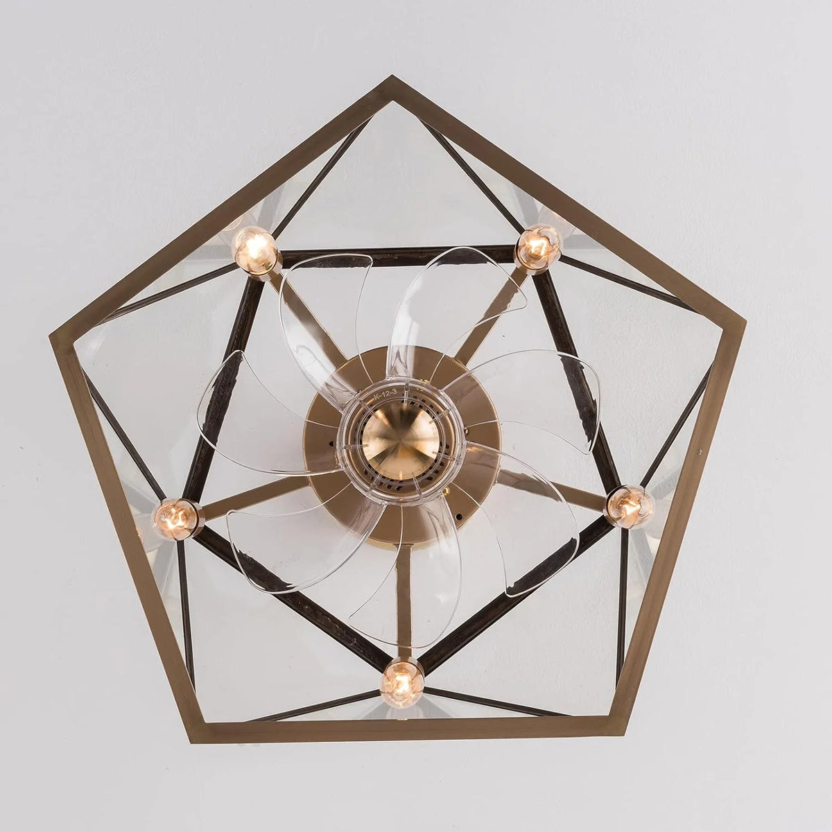18.5'' Caged Ceiling Fan with Lights Remote Control G834466
