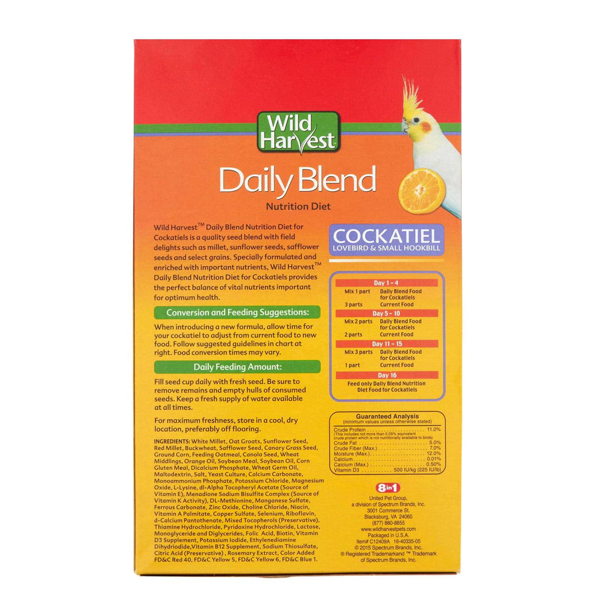 Diet Bird Nutrition X3931