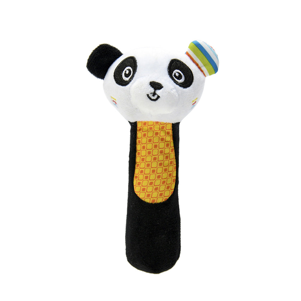 Panda Cartoon Animal Plush Wrist Rattles Hand Bells for Babies J145