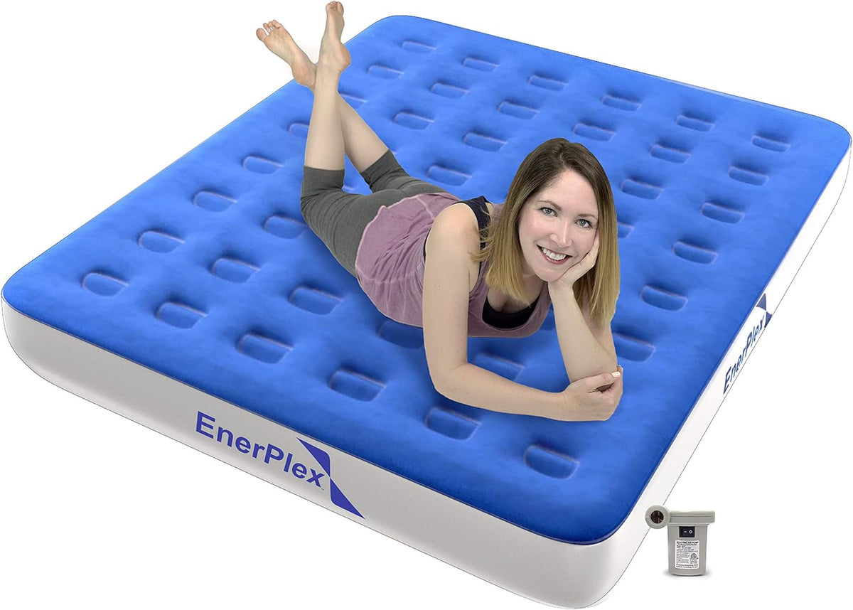Queen Camping Airbed with High Speed Pump Air Mattress T279163