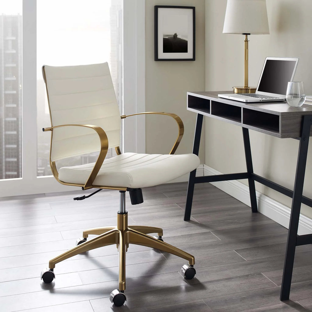 Gold Stainless Steel Office Chair T5923
