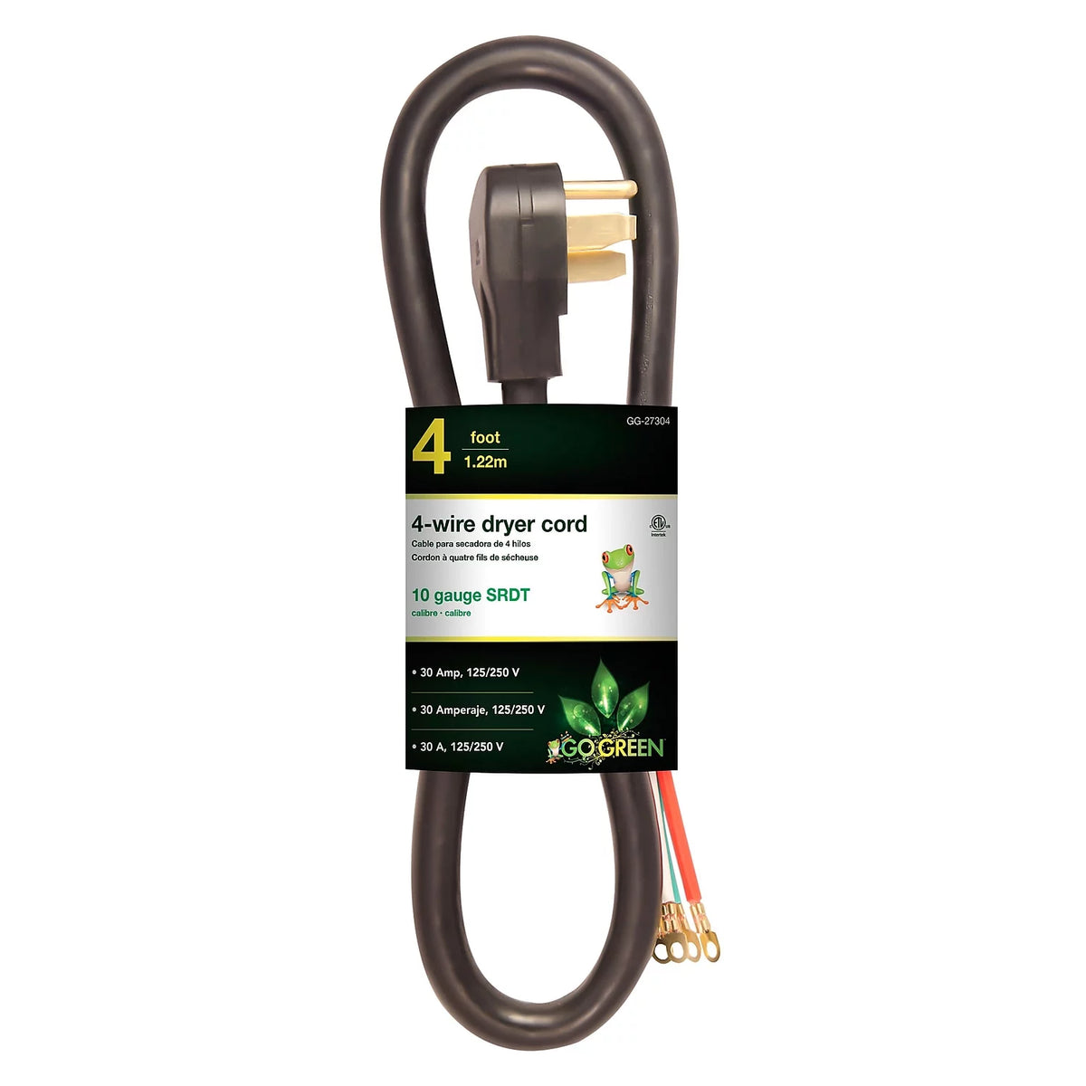 6 Ft 4-Wire Dryer Cord 30 Amps X9600