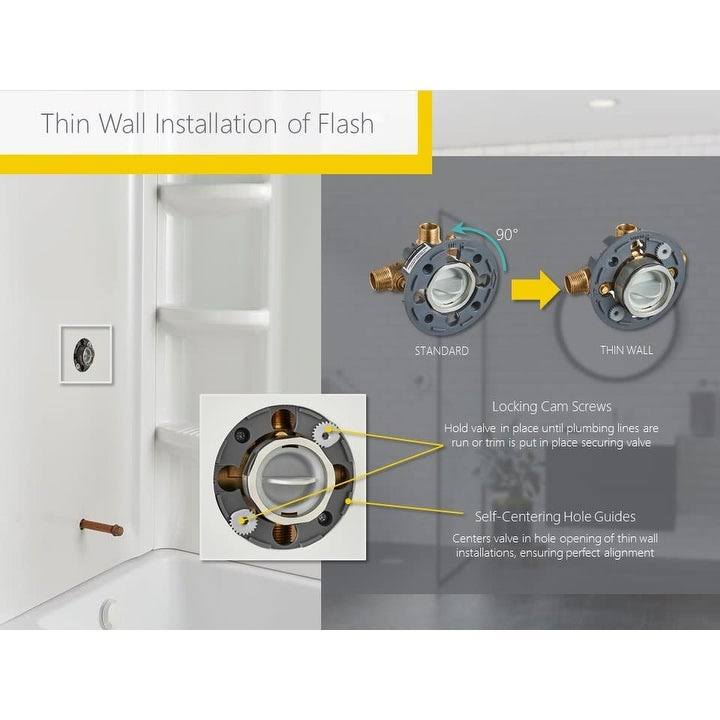 Polished Chrome Shower Trim Package T14271