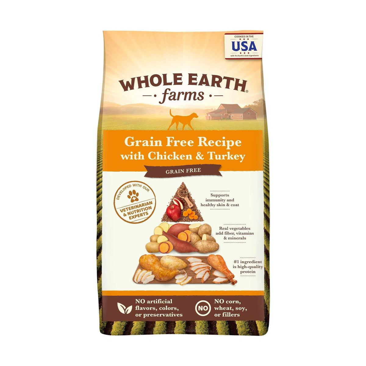 Grain Free Chicken Turkey Recipe Dry Dog Food H78438