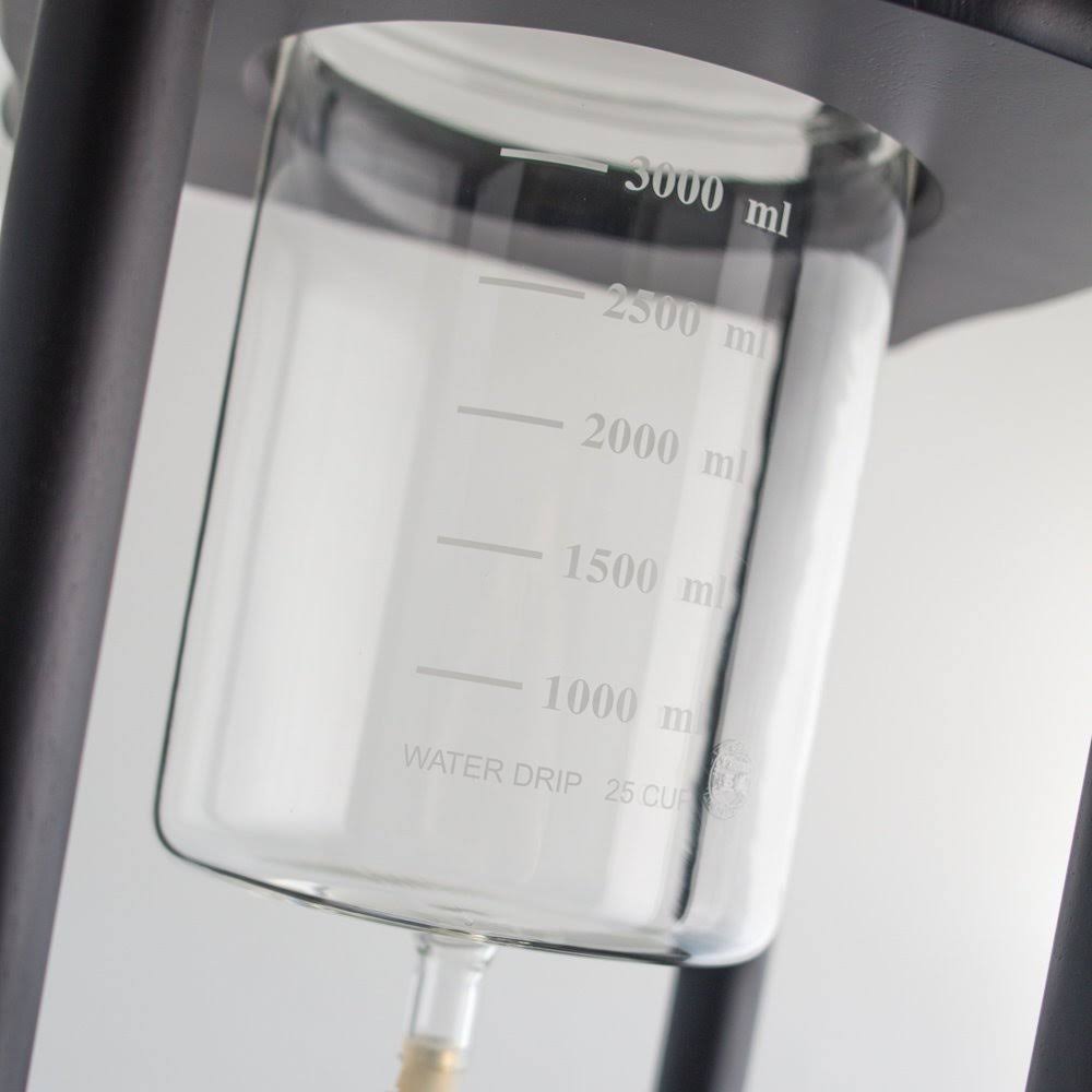 25 Cup Cold Drip Maker Black Wood Frame B551045