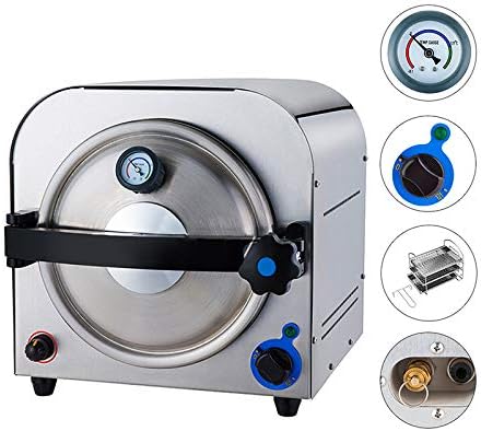 14L High Pressure Steam Autoclave Sterilizer Box Medical Sterilization Equipment 110V Class N M214
