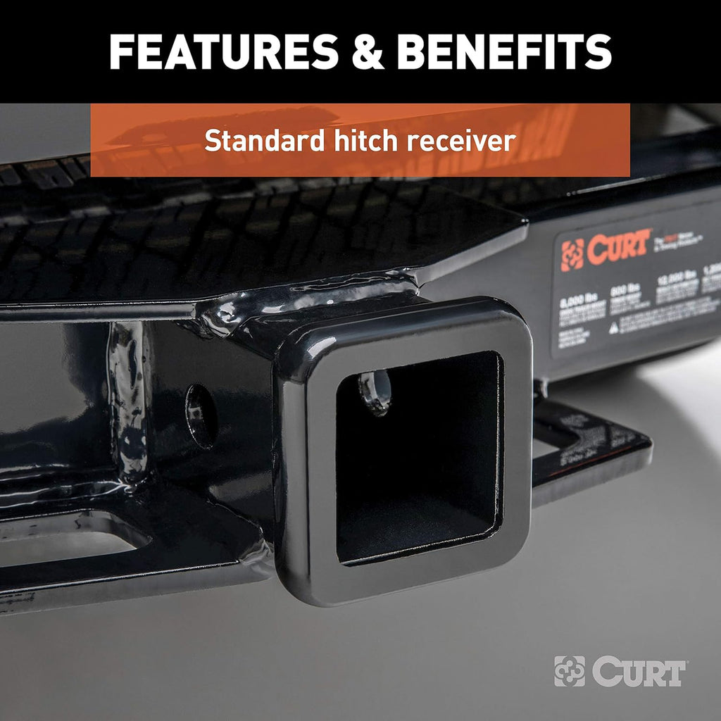 Class 3 Trailer Hitch, 2-Inch Receiver, Square Tube Frame E171808
