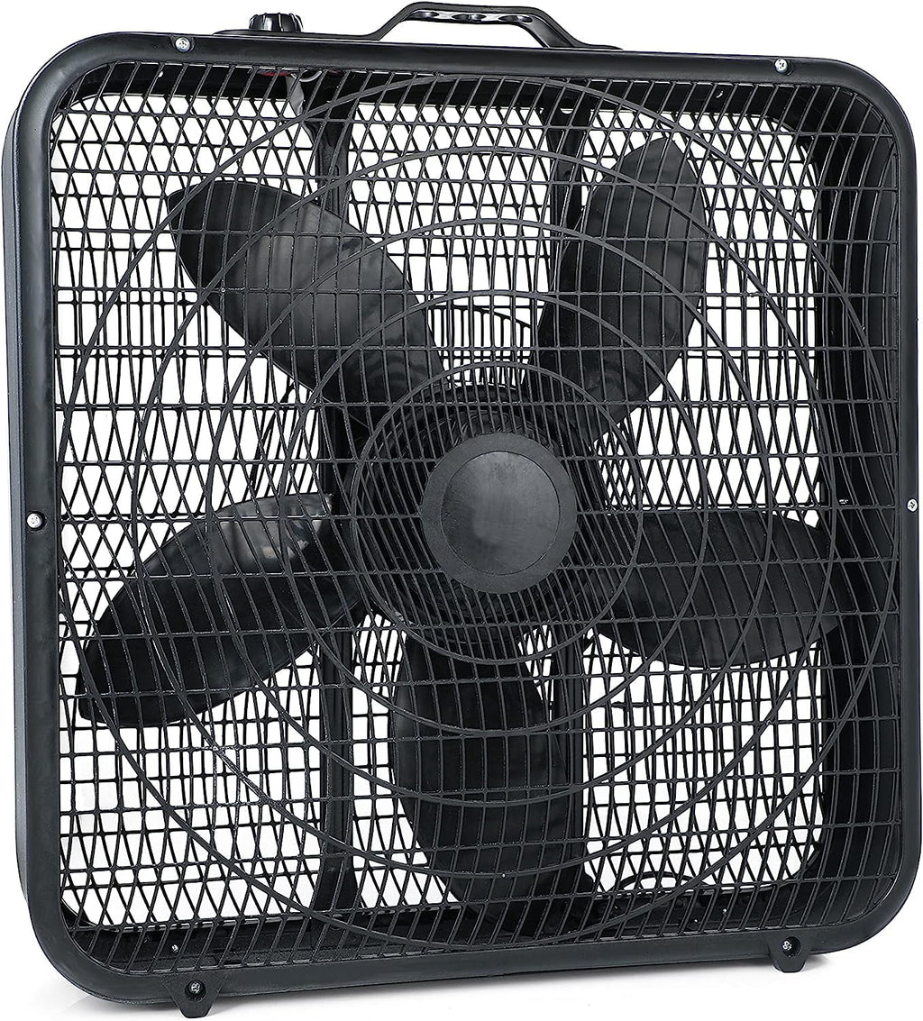 20" 3-Speed Black Box Fan G168