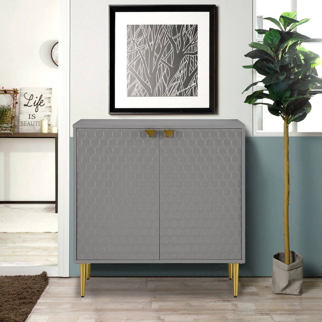 Green 2-Door Accent Cabinet G554