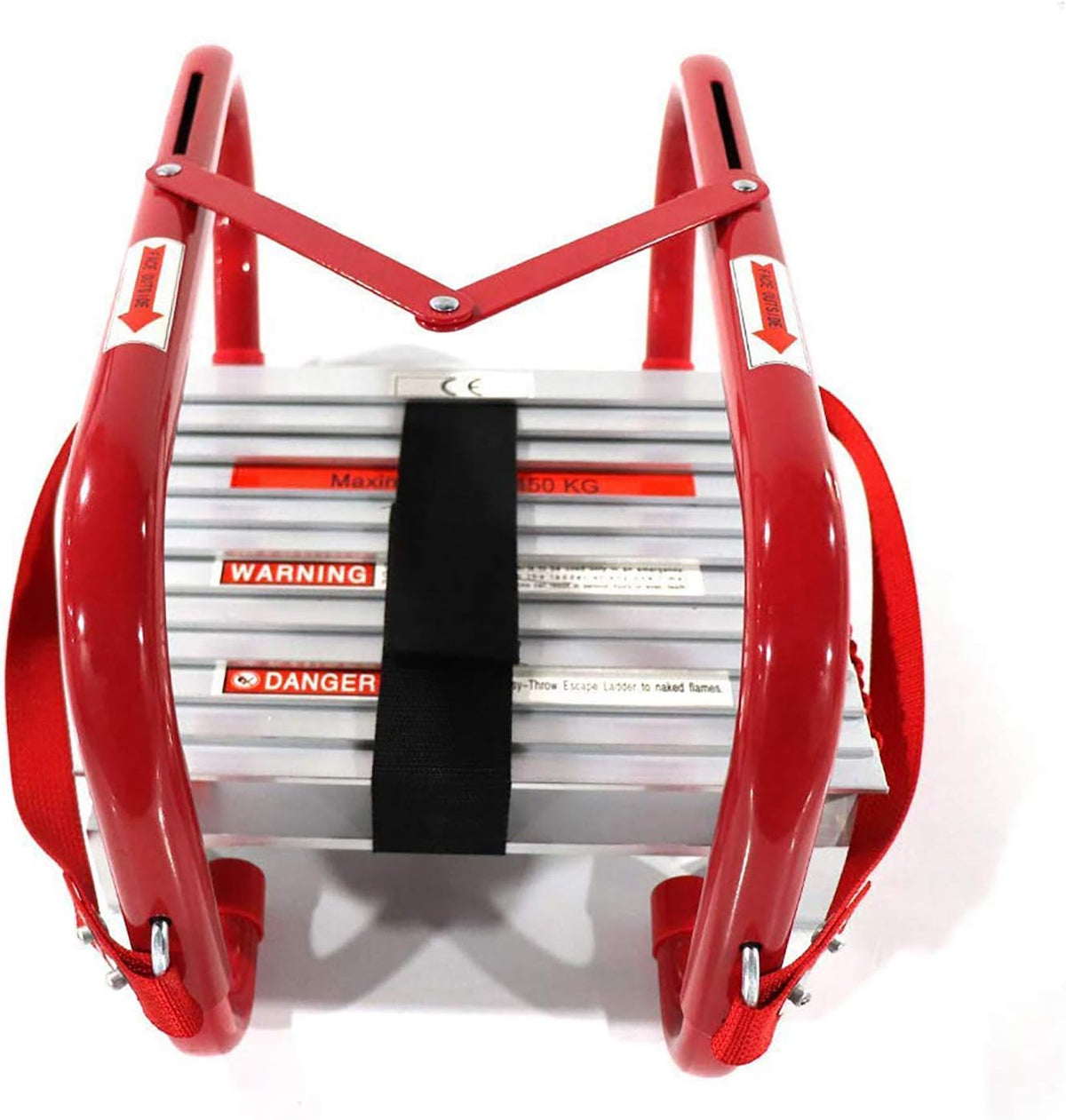 15 Foot 2 Story Emergency Escape Ladder with Wide Steps M956