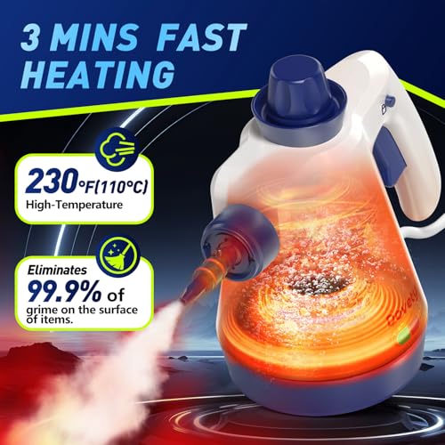 Pressurized Handheld Steam Cleaner with 12pcs Accessories V803112