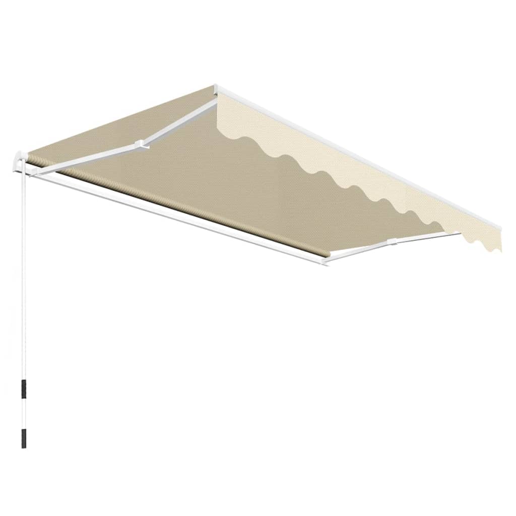 Folding Awning Manual Operated 118.1" Cream Z503