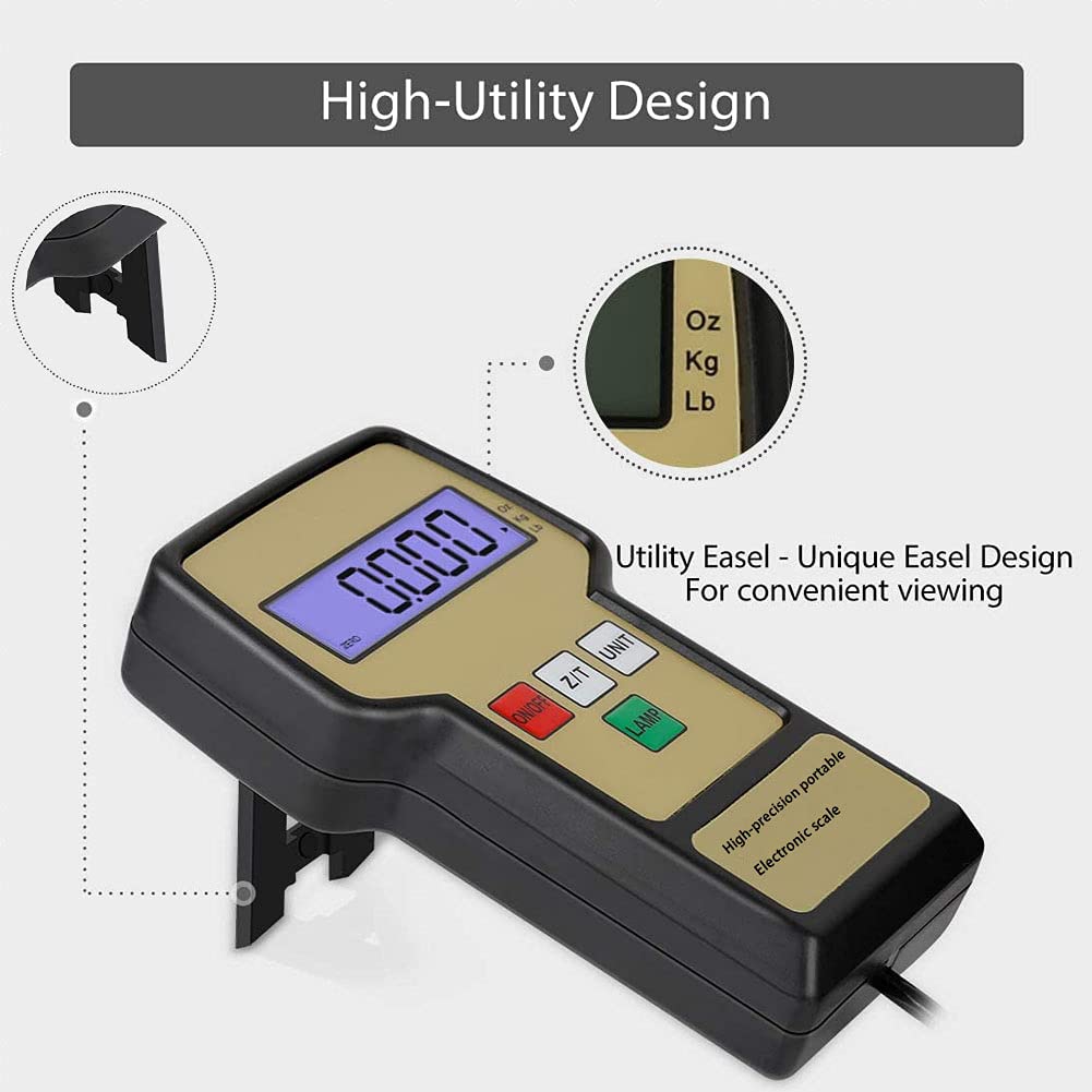 220LB Portable Digital Refrigerant Charging Weight Scale with Case, Pack of 2 P911