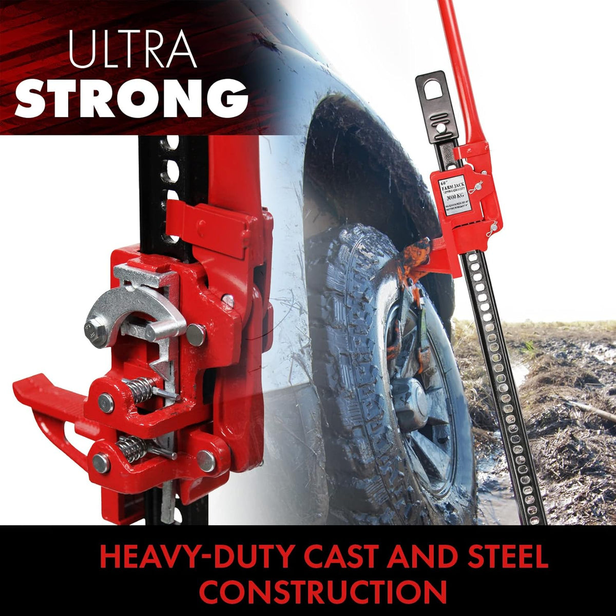 60 inch Steel Hydraulic Floor Jack Y619069
