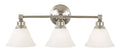 3-Light Antique Brass Sconce A6580