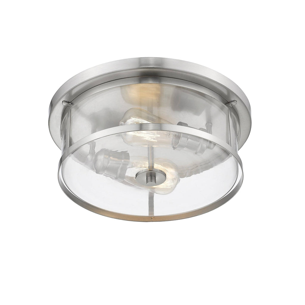 Silver Steel Flush Mount P313