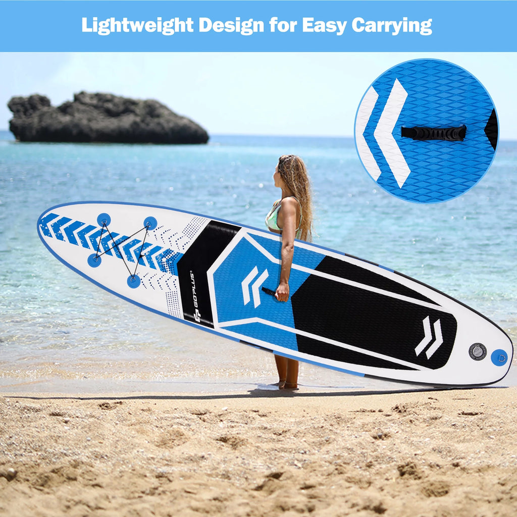 10'5'' Inflatable Stand Up Paddle Board with Carrying Bag T980152