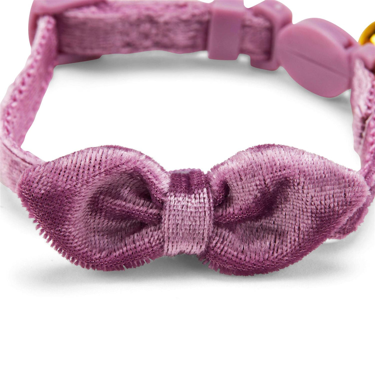 Velvet Adjustable Purple Kitten Collar J371429
