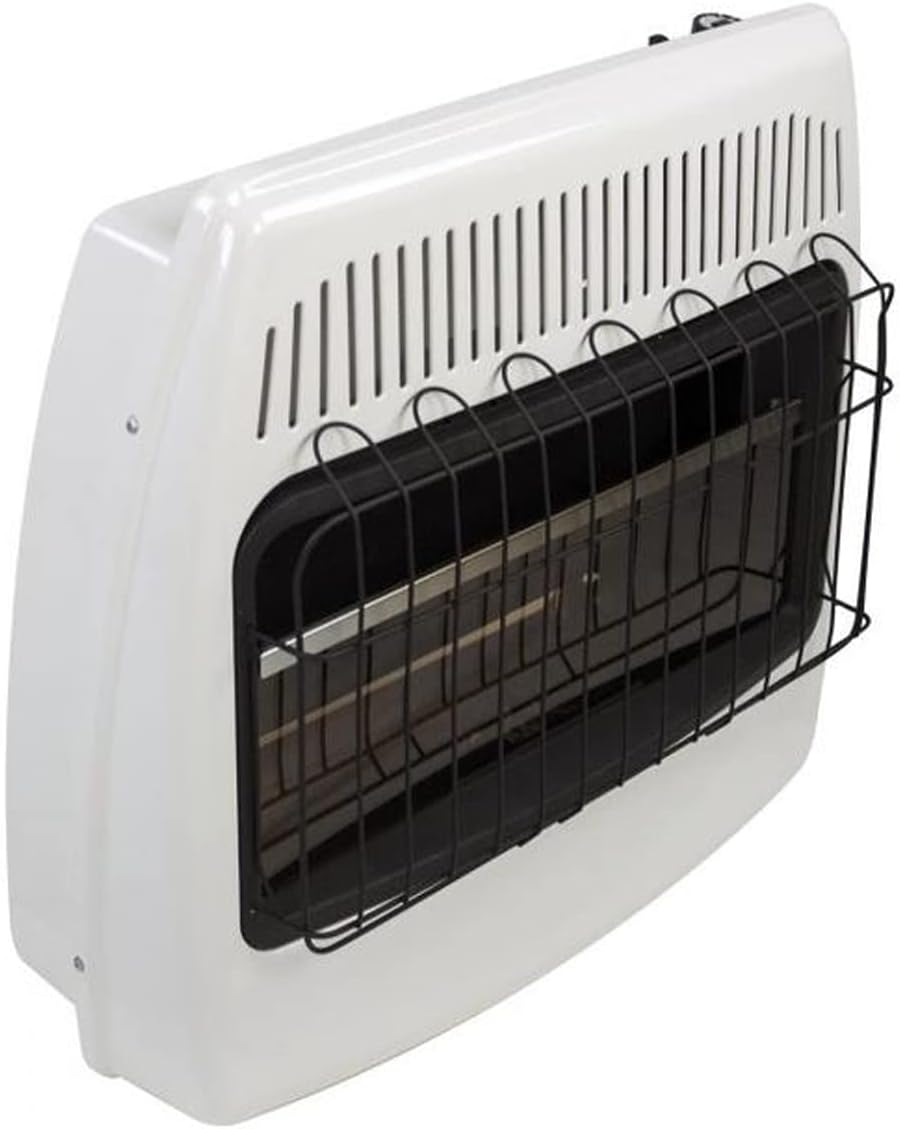 Black Natural Gas Heater with Free Standing Legs N3746