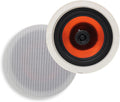 6.5” Flush Mount 2-Way Bluetooth Speakers, 300 Watts Max Power, Pack of 2 T15912
