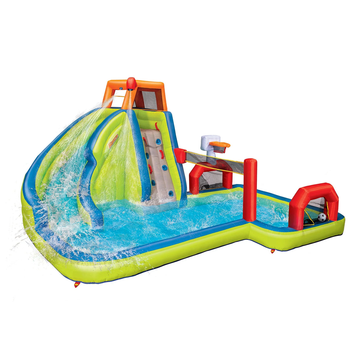 3-in-1 Inflatable Bouncer Water Slide H450