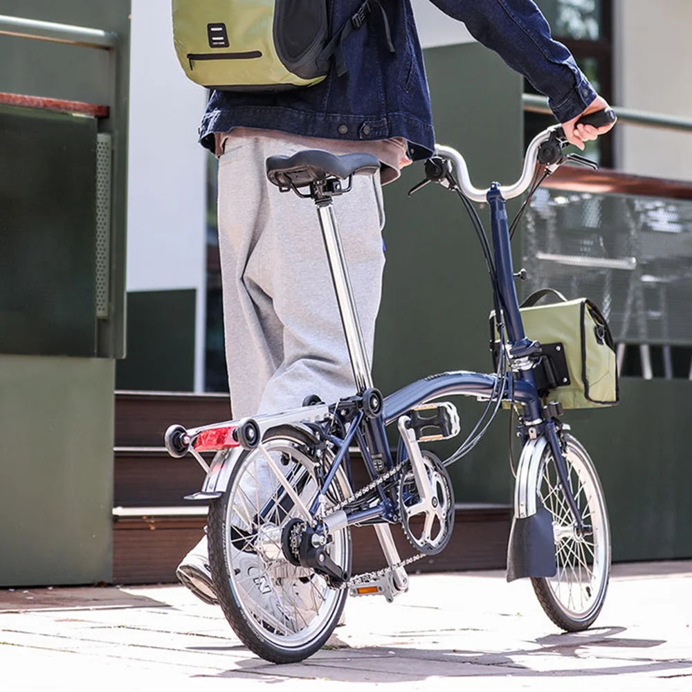 Folding Bike Handlebar Bag with Rain Cover J735