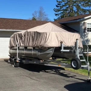 Pontoon Boat Cover 600D Marine Grade Waterproof Q7981