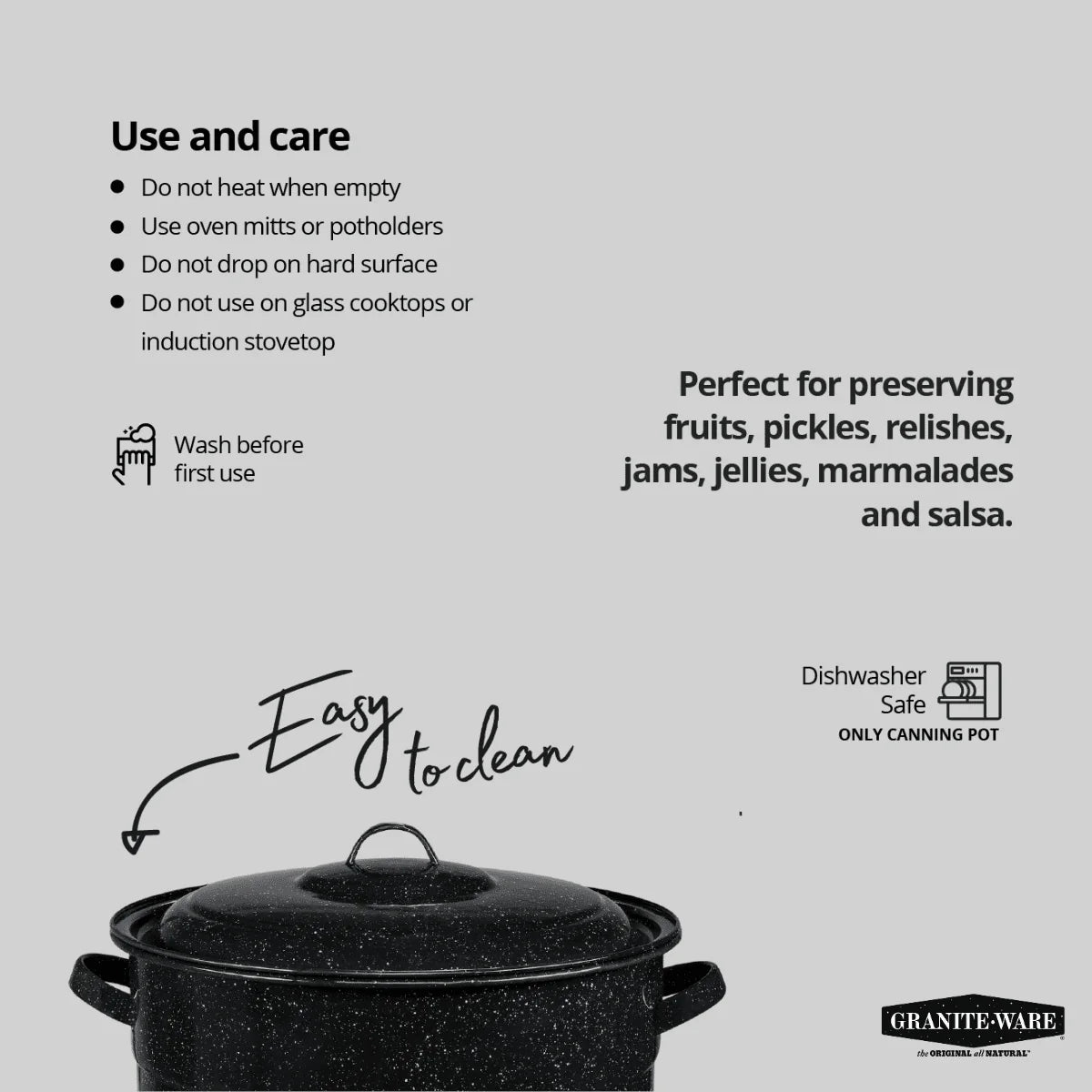 21.5-Quart Water Bath Canner with Jar Rack Q499648