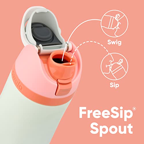 24 oz Insulated Stainless Steel Water Bottle with Straw N582529