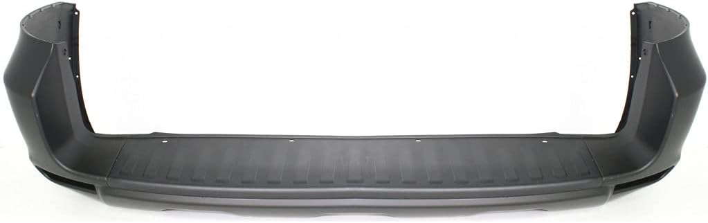 Rear Primed Bumper Cover with Flare Hole and Bumper Extension C2103