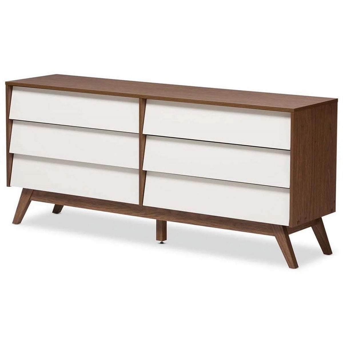 4 Piece 4 Drawer Chest 6 Drawer Dresser and 2 Nightstands Z4678