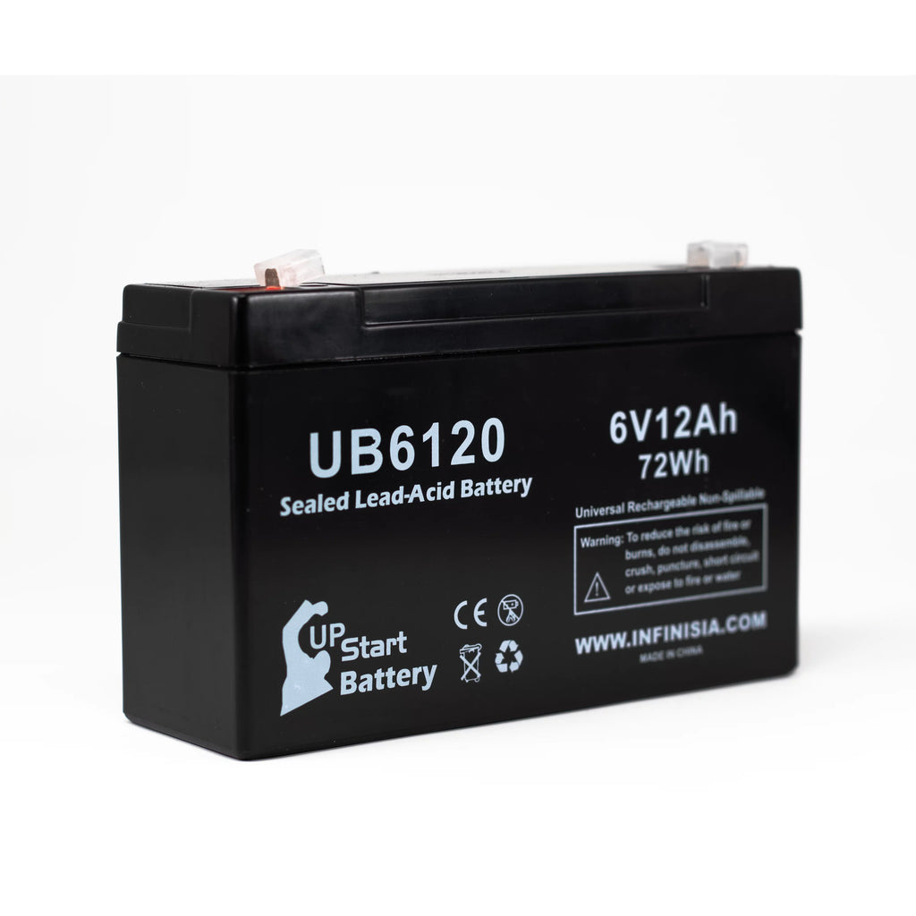 4x Pack 6V 12Ah Sealed Lead Acid Battery G29826