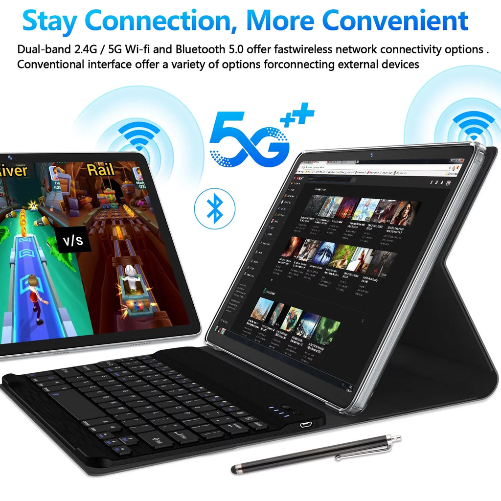10.1 inch 128GB Android 12 Tablet with Keyboard N764972