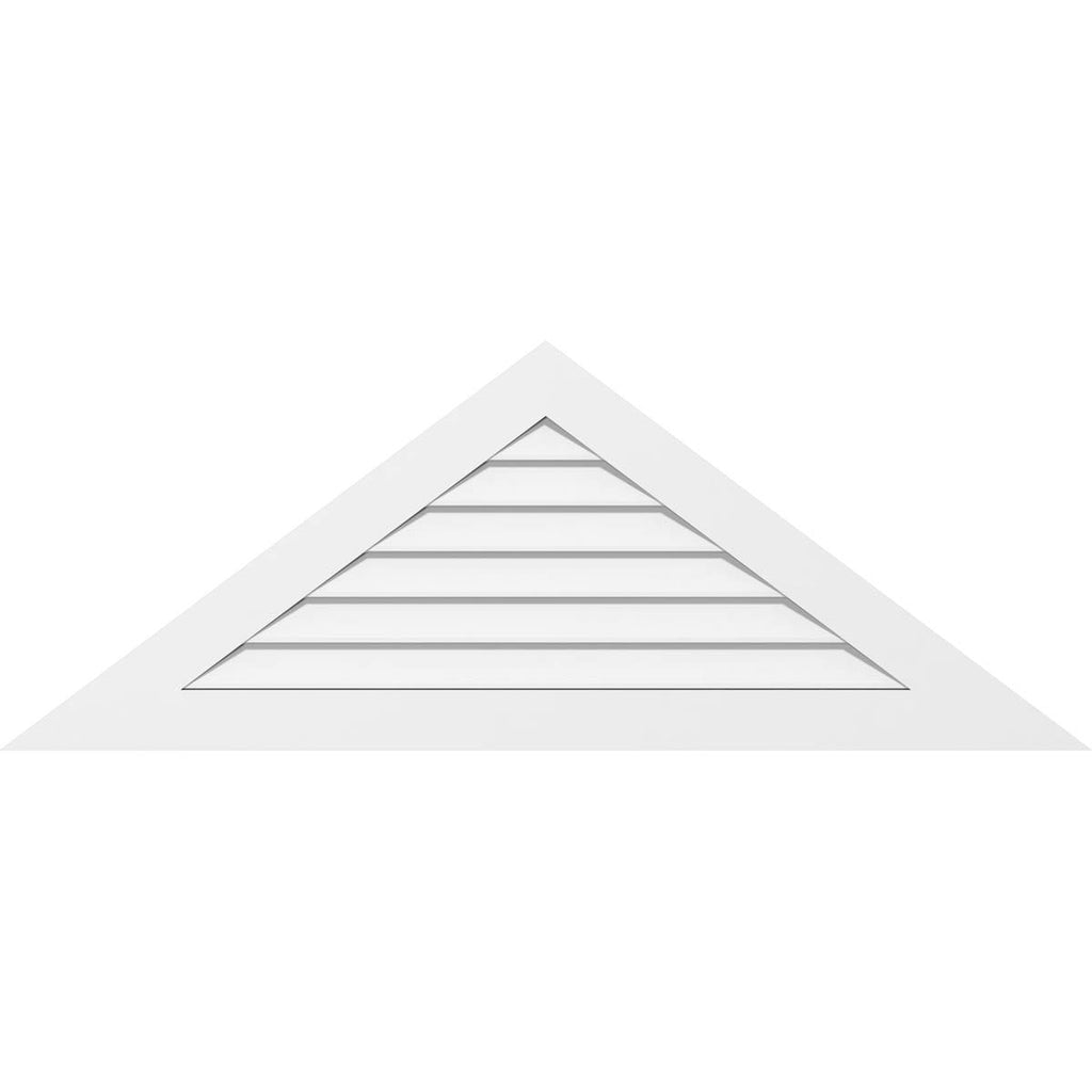 Triangle Surface Mount PVC Gable Vent V715