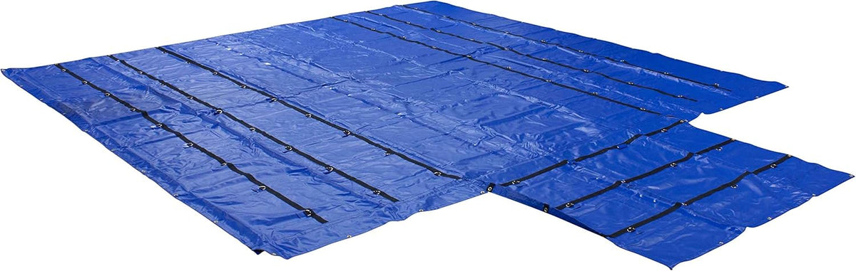 Red Vinyl Flatbed Tarp 20x27 (6' Drop) W86028