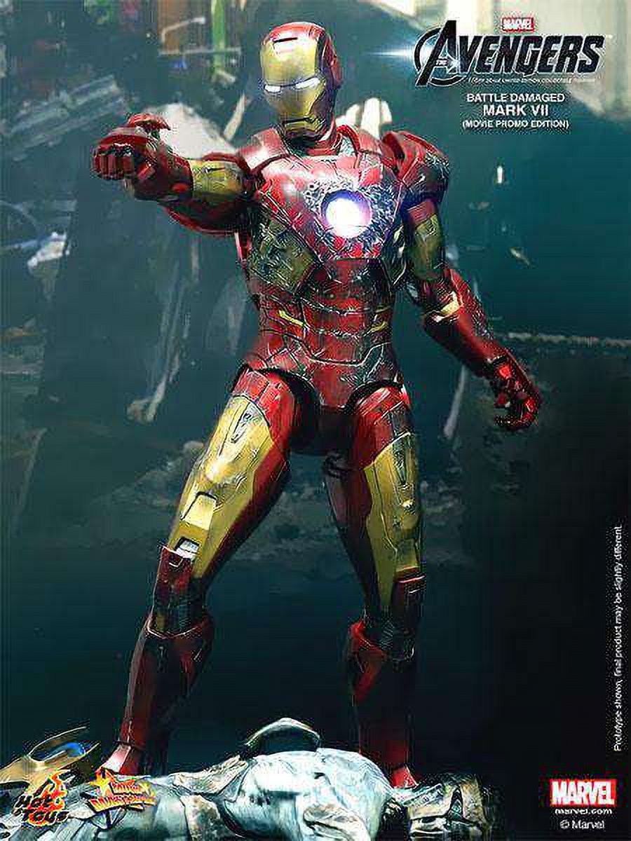 Battle Damaged Iron Man Collectible Figure G13116
