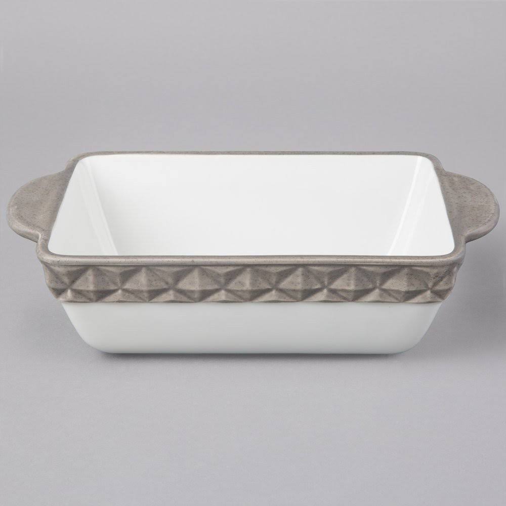 1.5 qt. Black Rectangular China Casserole Dish V596